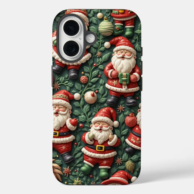 16 navidades de iPhone Santa Funda (Reverso )