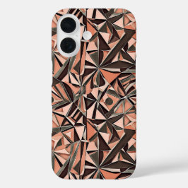 16 Patrón geométrico abstracto 39 - Funda para Iphone