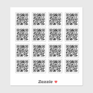 16 Personalizados Código Qr Pegatinas claros