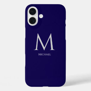 16 Plus Estuche simple y moderno para iPhone Funda Mate Mo