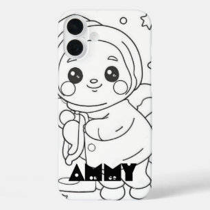 16 Plus Funda Monogramado personalizado - iPhone mate