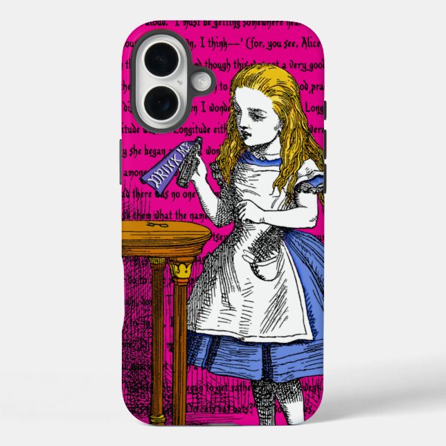 16 Plus Funda para iPhone Case-Mate de Alicia en el País d (Reverso )