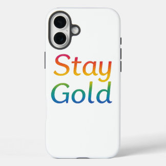 16 Plus Funda Stay Gold para iPhone