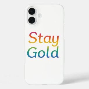 16 Plus Funda Stay Gold para iPhone