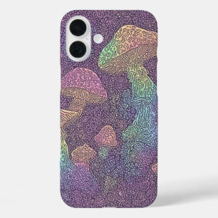 16 Plus Galaxia de hongos psicodélicos - Funda de IPhone 1