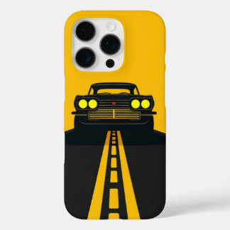 16 Pro En la Carretera – Funda para iPhone de Coche Retro
