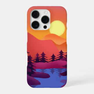 16 Pro Fondos de Picos al Atardecer – Funda para iPhone 1