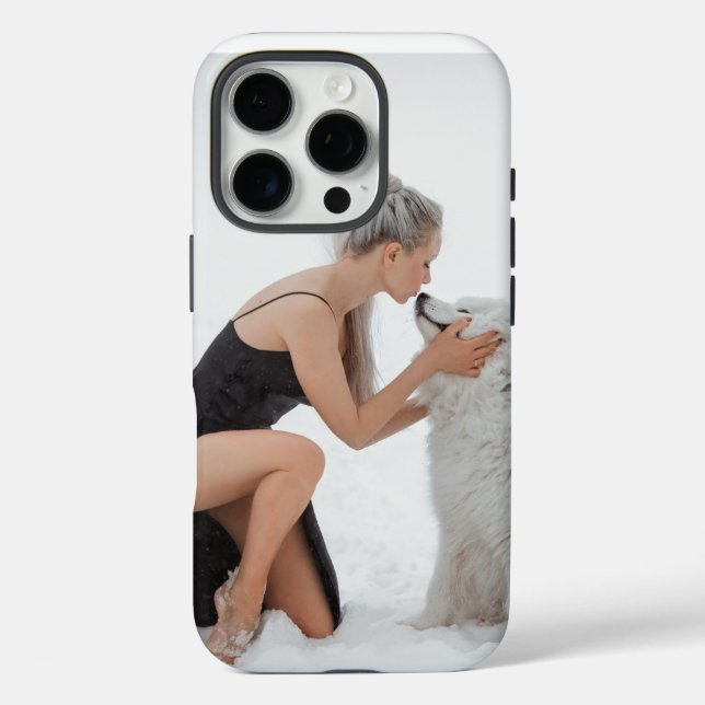 16 Pro Funda de iPhone personalizada con foto personaliza (Reverso )