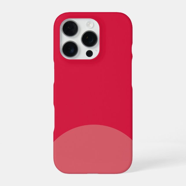 16 Pro Funda para iPhone Carmesí Personalizada con Person (Reverso)