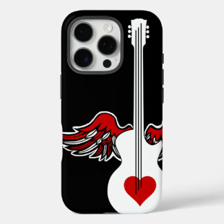 16 Pro Funda para iPhone Case-Mate Flying Heart Guitar