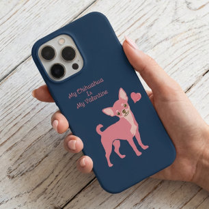 16 Pro Funda para iPhone Chihuahua con nombre personaliza