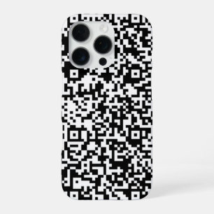 16 Pro Funda para iPhone con código QR personalizado