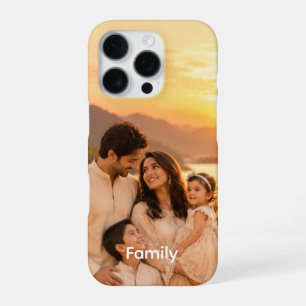 16 Pro Funda para iPhone con Foto Familiar Personalizada