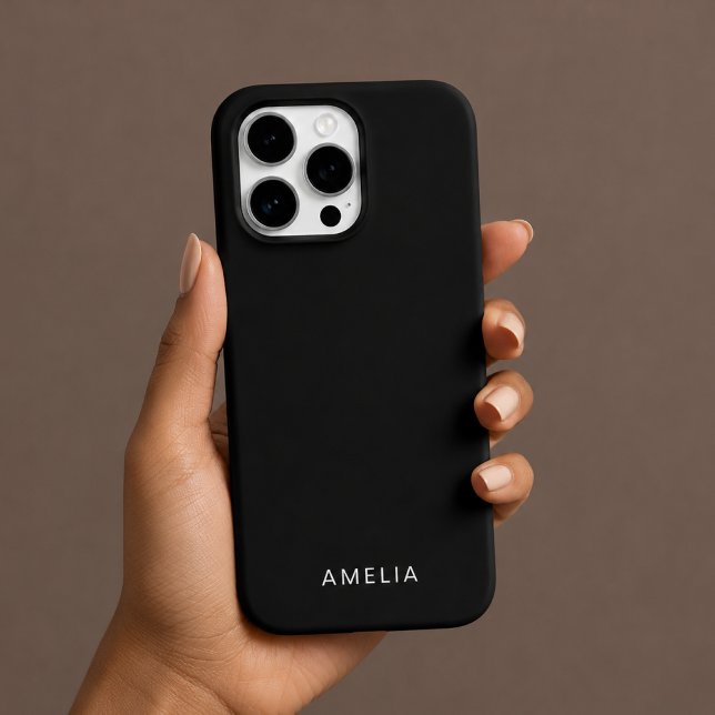 16 Pro Funda para iPhone con nombre personalizado Simple  (Subido por el creador)
