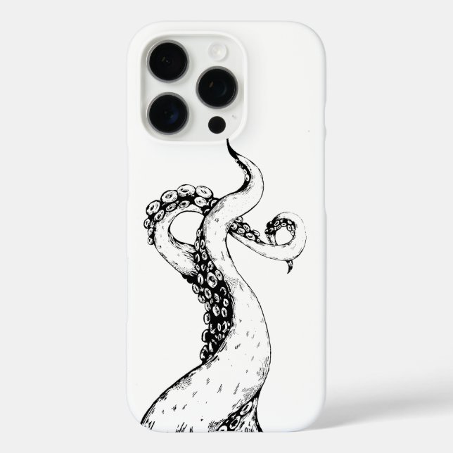 16 Pro funda para iPhone con tentáculos de pulpo (Reverso )