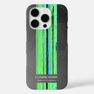 16 Pro Funda para iPhone con textura abstracta y nombre m