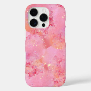16 Pro Funda para iPhone de acuarela rosa - Galaxia paste
