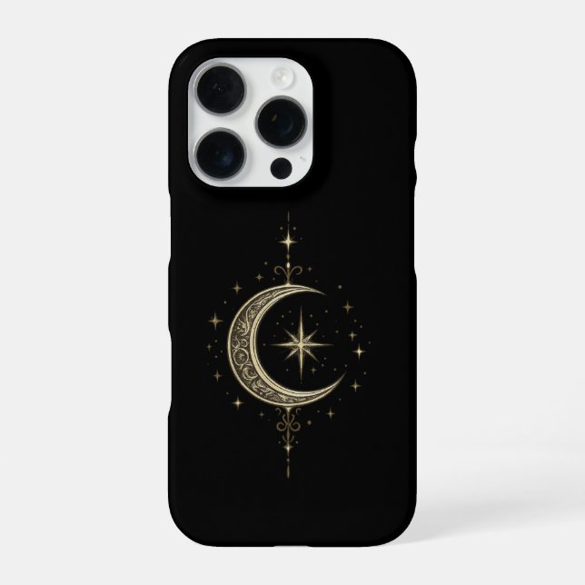 16 Pro Funda para iPhone de Dark Academia Celestial (Reverso)