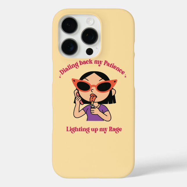 16 Pro Funda para iPhone / iPad de Chica Sassy (Reverso )