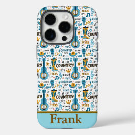 16 Pro Funda para iPhone / iPad de música country de Texa