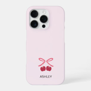 16 Pro Funda para iPhone   Lazo de Cereza Dulce Cubierta 