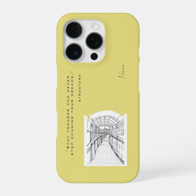 16 Pro Funda para iphone Leeds Tone Sketch (Reverso)