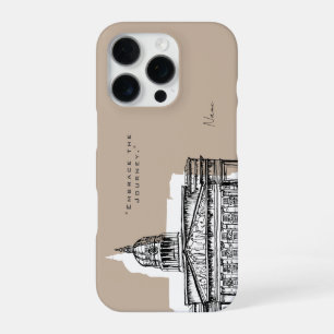 16 Pro Funda para iPhone Nottingham Tone Sketch