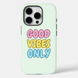 16 Pro Funda para iPhone resistente con buenas vibras