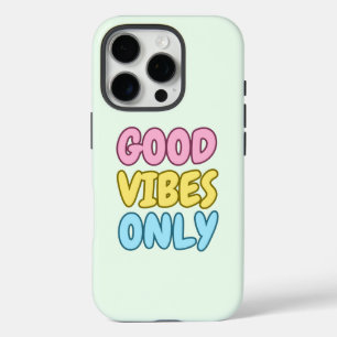 16 Pro Funda para iPhone resistente con buenas vibras