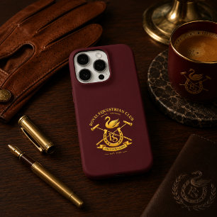 16 Pro Funda para iPhone Royal Equestrian Club Borgoña