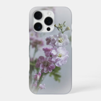 16 Pro Funda personalizada para iPhone con flores rosadas