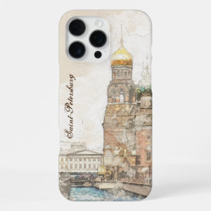 16 Pro Max Elegante Funda para iPhone de San Petersburgo Rusi