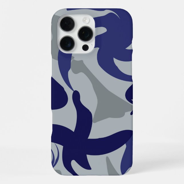 16 Pro Max Funda de estilo camuflaje para iPhone (Reverso )