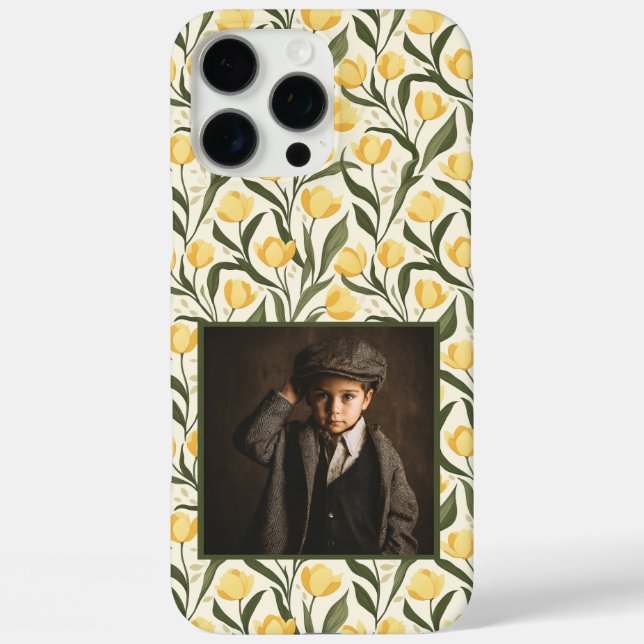 16 Pro Max Funda de iPhone con Foto Personalizada Cool Tulip (Reverso )