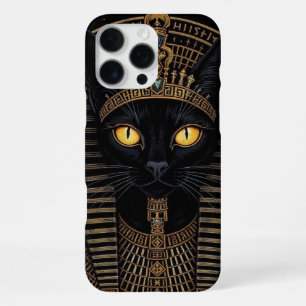 16 Pro Max Funda para iPhone Artística Divina Bastet Majestuo