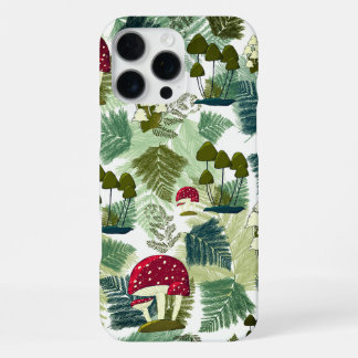 16 Pro Max Funda para iPhone Bosque de Hongos