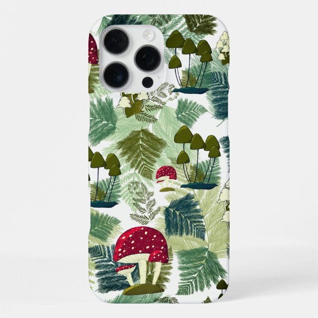 16 Pro Max Funda para iPhone Bosque de Hongos (Reverso )