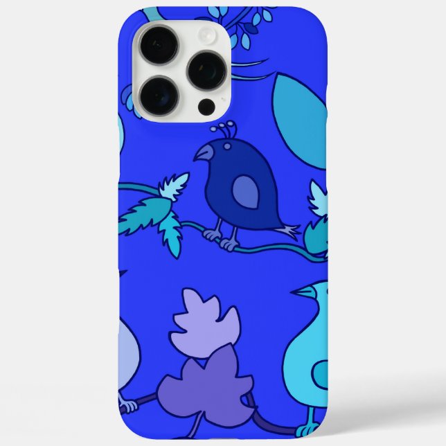 16 Pro Max Funda para iPhone Case-Mate Blue Birds (Reverso )