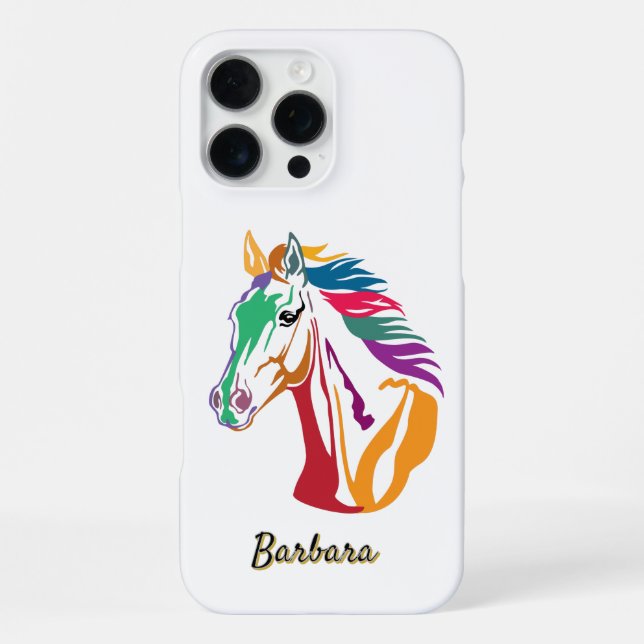 16 Pro Max Funda para iPhone Case-Mate Caballo de Muchos Colo (Reverso )