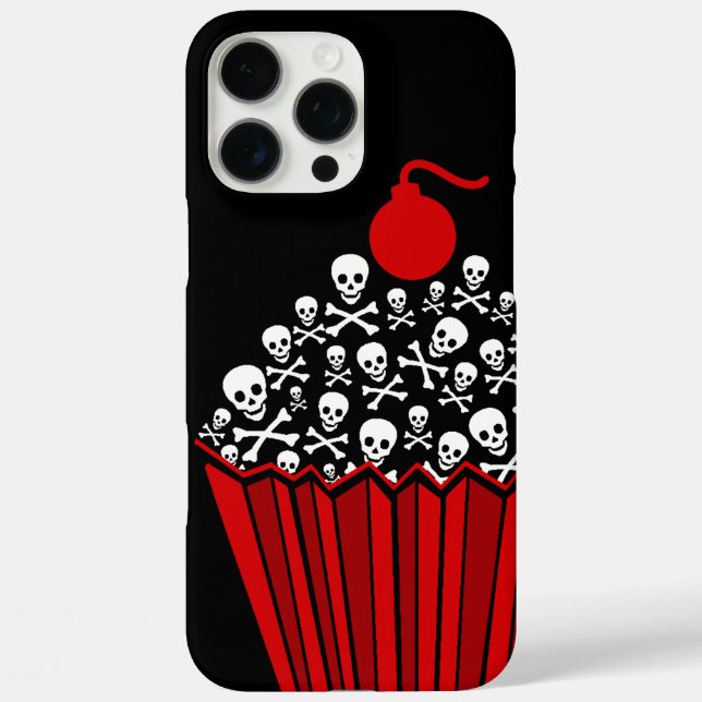 16 Pro Max Funda para iPhone Case-Mate Calavera Cupcake (Reverso )