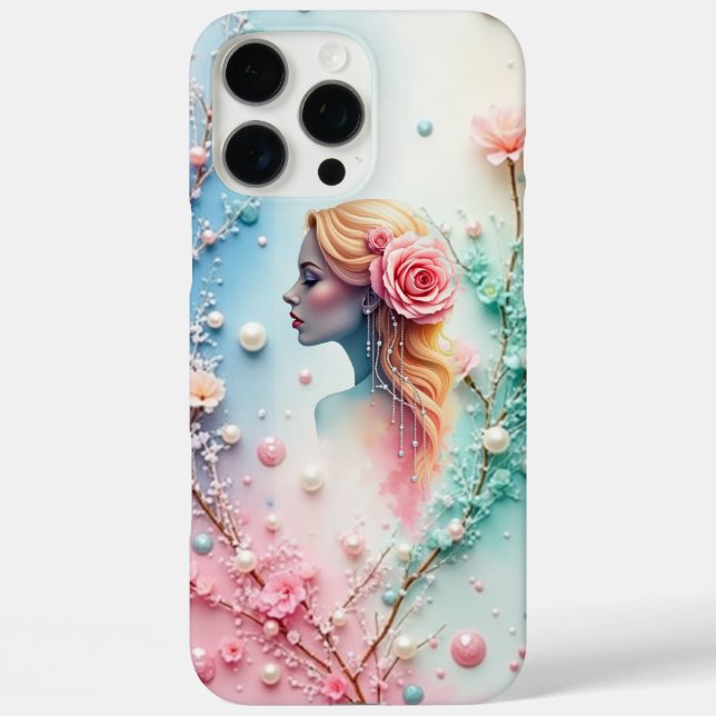 16 Pro Max Funda para iPhone Case-Mate Elegant Lady (Reverso )