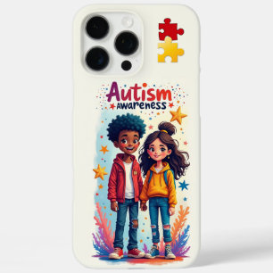 16 Pro Max Funda para iPhone con Concienciación sobre el Auti