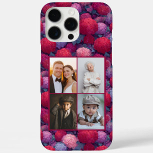 16 Pro Max Funda para iPhone con foto de Hortensia linda para