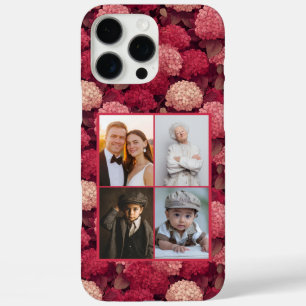 16 Pro Max Funda para Iphone con Foto de Hortensias Coloridas