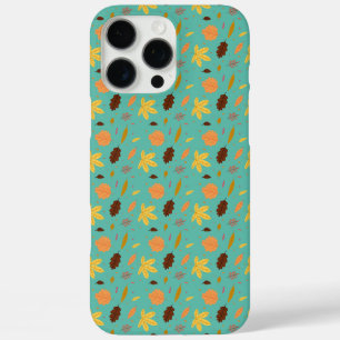 16 Pro Max Funda para iPhone con Hoja Azul Claro