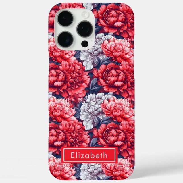 16 Pro Max Funda para iPhone con nombre personalizado de peon (Reverso )