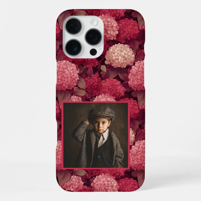 16 Pro Max Funda para Iphone Cool hydrangea para despedida de (Reverso )