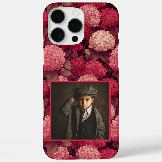 16 Pro Max Funda para Iphone Cool hydrangea para despedida de (Reverso )