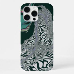 16 Pro Max Funda para iPhone de arte de remolino de mármol ve