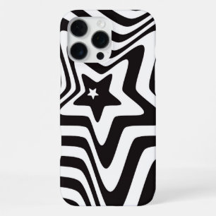 16 Pro Max Funda para iPhone de estrella de ilusión óptica en